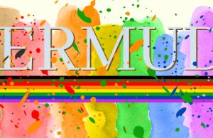 Abstract Bermuda Rainbow LGBTQI Pride