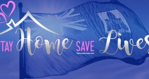 Stay Home, Save Lives Facebook Cover