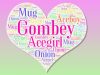 Bermuda Word Hearts From Oxford Dictionary Facebook Cover & Phone Screen
