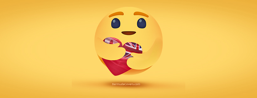 Emoji Hugging Bermuda Heart Flag Yellow Facebook Cover & Phone Wallpaper #3  