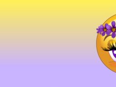 Emoji With Bermudiana Flower Headdress Facebook Cover & Phone Wallpaper #2