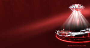 Red Circle Diamond Reflections Of Bermuda Facebook Cover & Phone Wallpaper