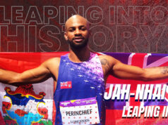Jah-Nhai Perinchief ‘Leaping Into History’ Facebook Cover & Phone Wallpaper #1
