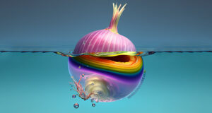 Bermuda Onion With Rainbow Tones Underwater Facebook Cover & Phone Wallpaper