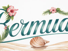 Bermuda Flowery Painting Facebook Cover & Phone Wallpaper
