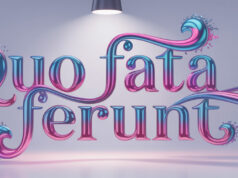 Spotlight On Quo Fata Ferunt Facebook Cover & Phone Wallpaper