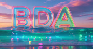 Vibrant Gel BDA Letters Facebook Cover & Phone Wallpaper