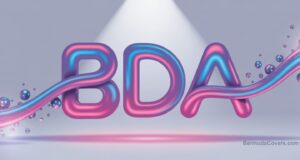 Spotlight On BDA In Pink & Blue Facebook Cover & Phone Wallpaper