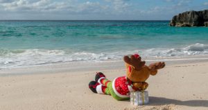 Bermuda Beach Christmas Facebook Cover