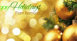 Golden Ball Christmas Facebook Cover