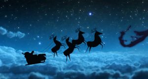 Santa On Bermuda Facebook Cover