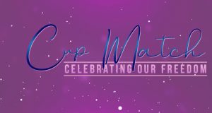 Cup Match Purple Celebrate Freedom Facebook Cover