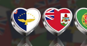 Portugal Azores Bermuda Heart Facebook Cover & Phone Screen
