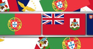 Portuguese Azores Bermuda Flags #2