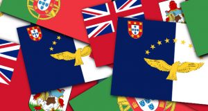 Portuguese Azores Bermuda Flags Facebook, Twitter & Phone Screen