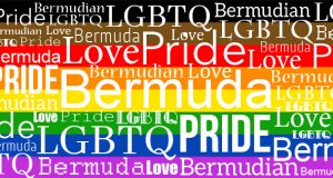 LGBTQ Bermuda Word Art