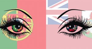 Looking At Bermuda & Portugal Flags Facebook, Twitter & Phone Screen