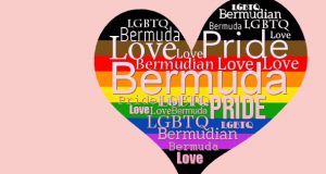 Pink LGBTQ Bermuda Heart