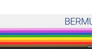 Simple Lines Bermuda Rainbow