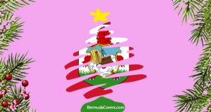 Bermuda Crest Christmas Tree Wreath Facebook Cover