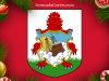 Bermuda Crest Christmas Wreath Facebook, Twitter & Phone Screen #2