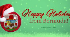 Bermuda Crest Christmas Ball Green Facebook, Twitter & Phone Screen
