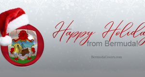 Bermuda Crest Christmas Ball Snow Facebook, Twitter & Phone Screen #3