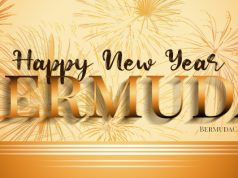 Happy New Year Bermuda Facebook, Twitter & Phone Screen #2