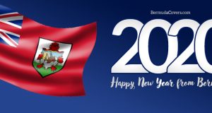 Blue Bermuda New Year 2020 Facebook Cover