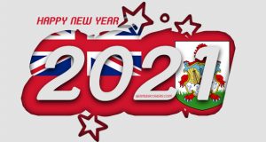 Happy New Year Bermuda 2021 Facebook Cover #2