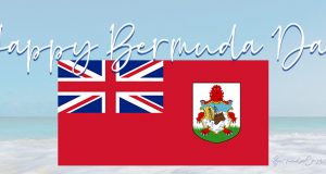 Bermuda Day Flag On Beach
