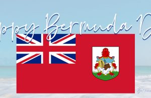 Bermuda Day Flag On Beach