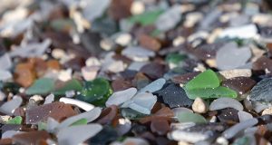 Bermuda Beach Sea Glass Close Up Facebook Cover & Phone Screen