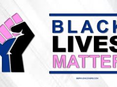 Black Lives Matter Pink & Blue Facebook Cover & Phone Screen