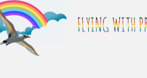 Longtail ‘Flying With Pride’ Facebook Cover & Phone Wallpaper