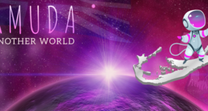 ‘Bermuda Is Another World’ Astronaut Facebook Cover & Phone Wallpaper II