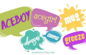 Bermuda Words Speech Bubble Facebook Cover & Phone Wallpaper #1