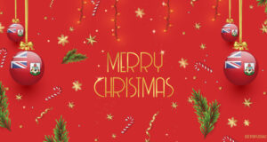 Christmas Balls With Bermuda Flag Facebook Cover & Phone Wallpaper #2