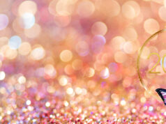 2022 Glitter Pink Bermuda Flag Butterfly Golden Circle Facebook Cover & Phone Screen