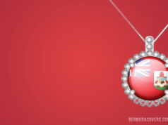 Bermuda Flag Jewel Look Necklace Facebook Cover & Phone Wallpaper