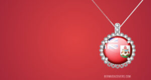 Bermuda Flag Jewel Look Necklace Facebook Cover & Phone Wallpaper