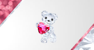 Crystal Bear With Bermuda Heart Flag Facebook Cover & Phone Wallpaper #1