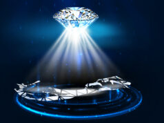 Blue Circle Diamond Reflections Of Bermuda Island Facebook Cover & Phone Wallpaper