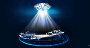 Blue Circle Diamond Reflections Of Bermuda Island Facebook Cover & Phone Wallpaper