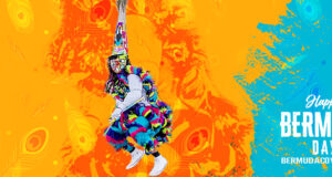 Gombey Happy Bermuda Day Facebook Cover & Phone Wallpaper