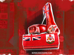 Red Heel & Purse Bermuda Flag Facebook Cover & Phone Wallpaper