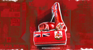 Red Heel & Purse Bermuda Flag Facebook Cover & Phone Wallpaper