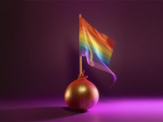 Bermuda Onion LGBTQ Pride Flag Facebook Cover & Phone Wallpaper