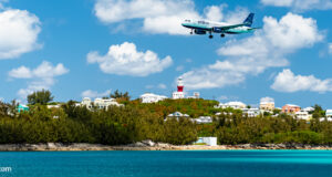 Landing Over Lighthouse Facebook Cover & Phone Wallpaper