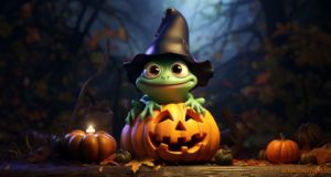 Hop Into The Halloween Spirit Facebook Cover & Phone Wallpaper #1